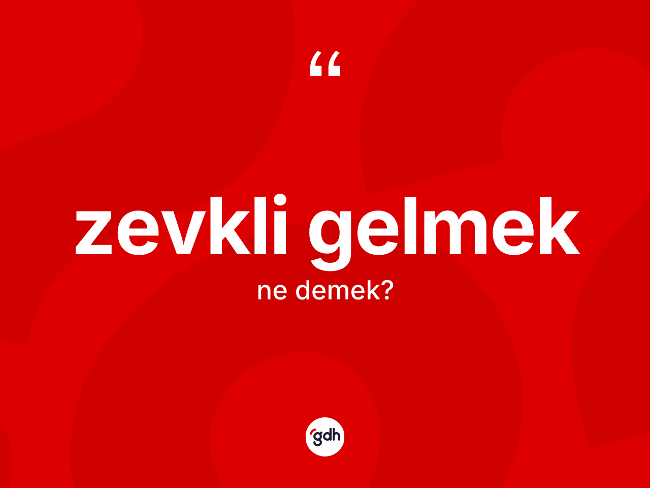 Zevkli gelmek ifadesinin anlamı nedir? Zevkli gelmek ifadesi nerede kullanılır?