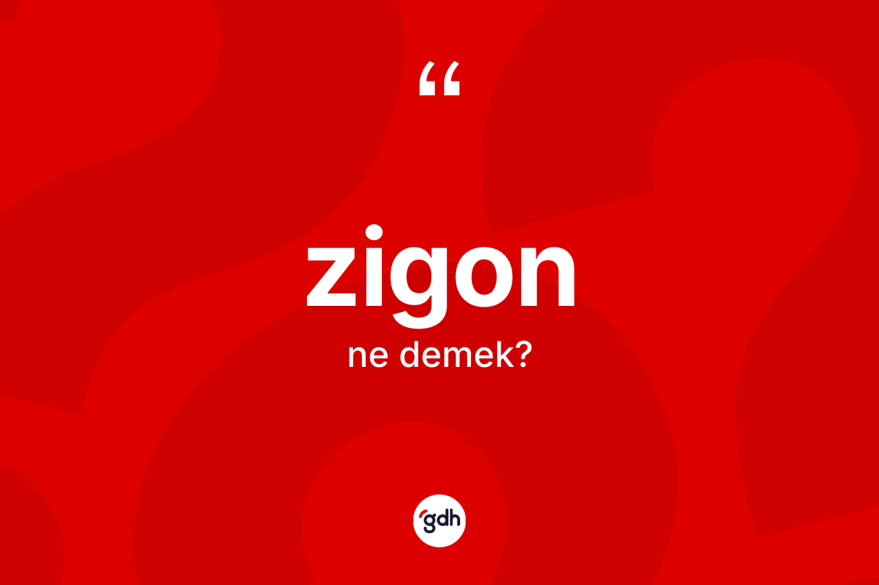 Zigon ne anlama gelir?