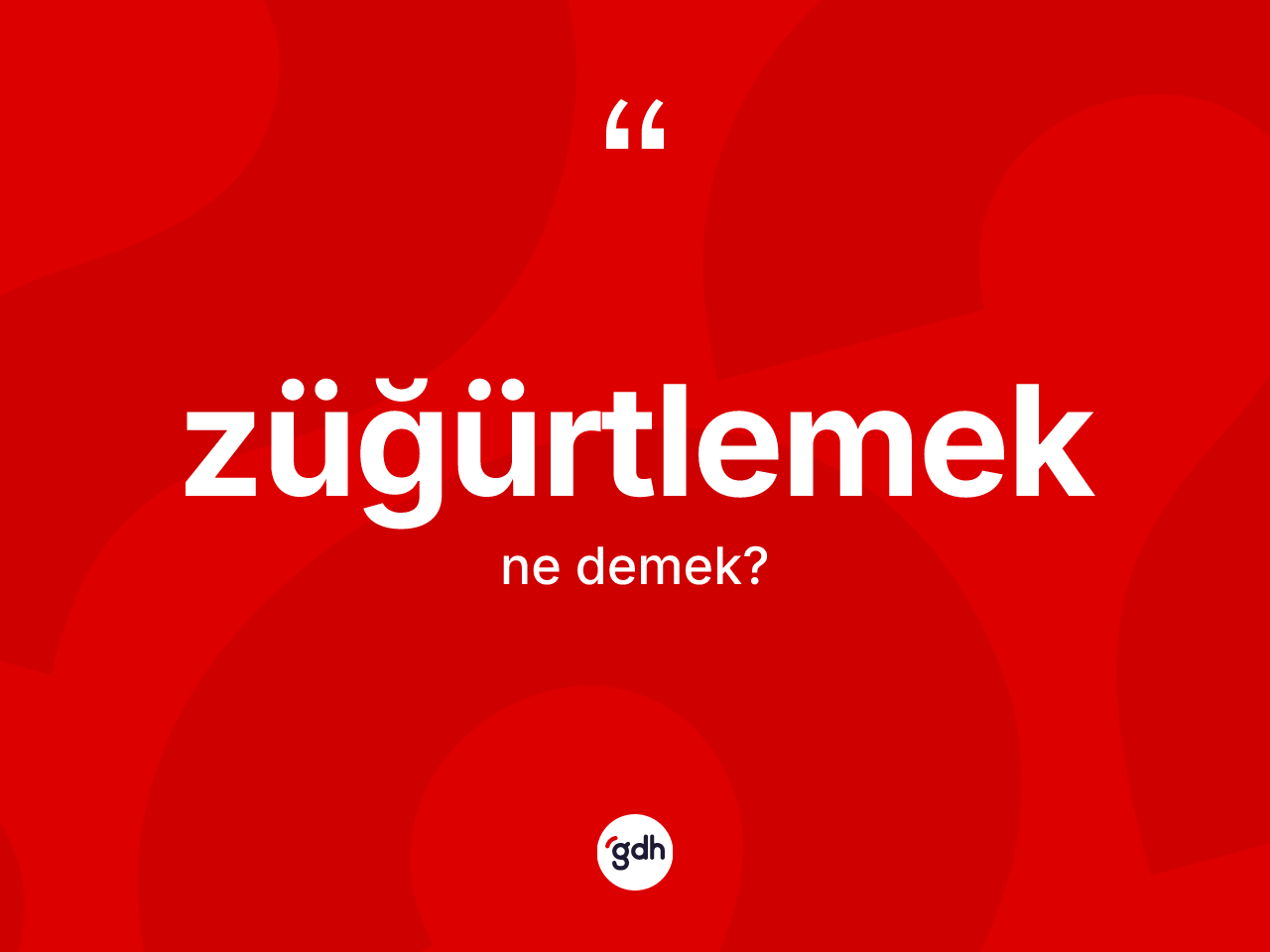 Züğürtlemek kelimesinin tanımı nedir? Züğürtlemeğin TDK'ya göre anlamı nedir?