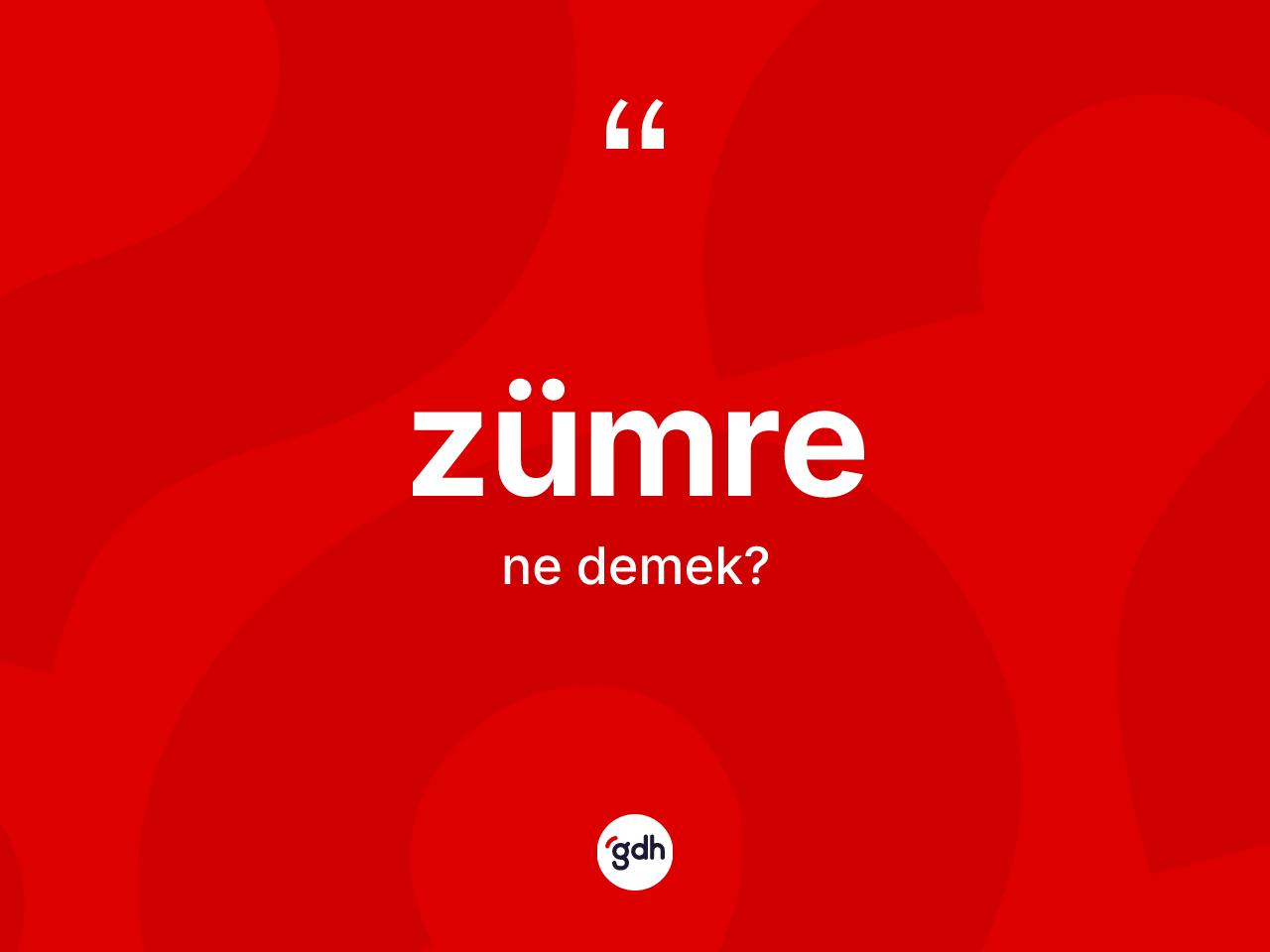 Zümre kelimesi nedir? Zümrenin TDK'ya göre anlamı nedir?